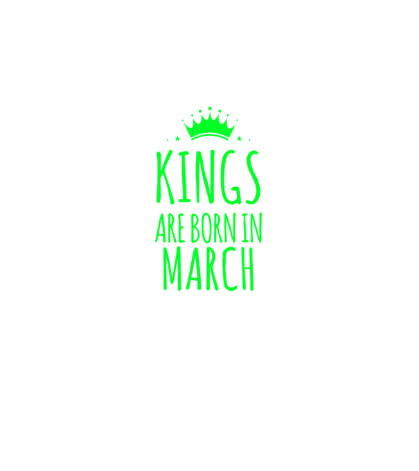 Kings are born in - March minta farmerkék pólón