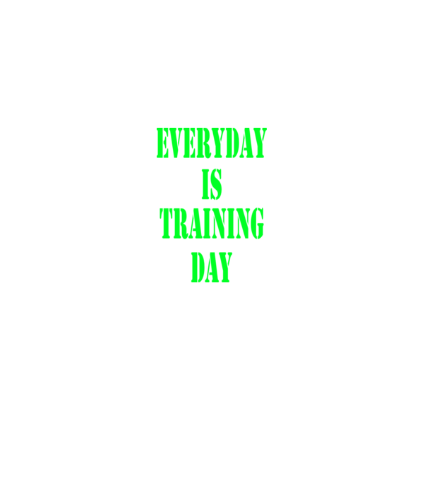 TRAINING DAY minta fekete pólón