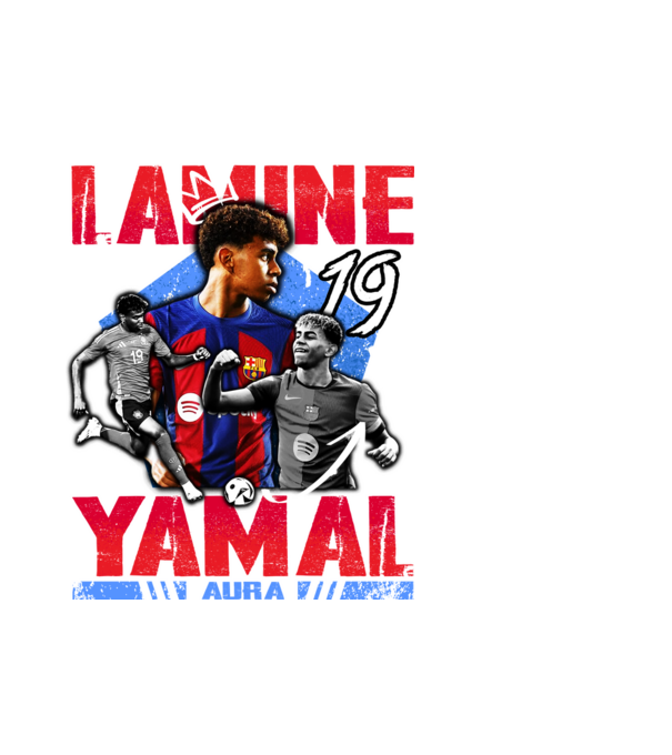 Yamal tribute minta fehér pólón