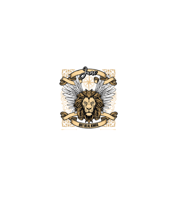 KINGS ARE BORN 2015 - JÚNIUS minta fekete pólón