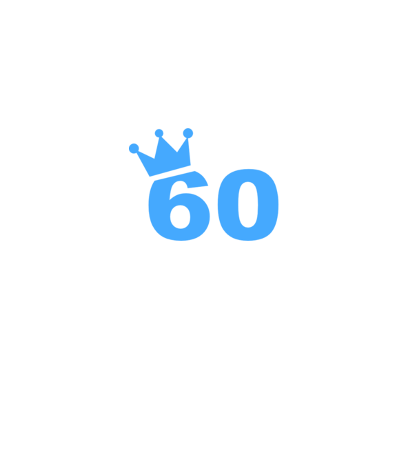 Crown Year - 60 minta királykék pólón