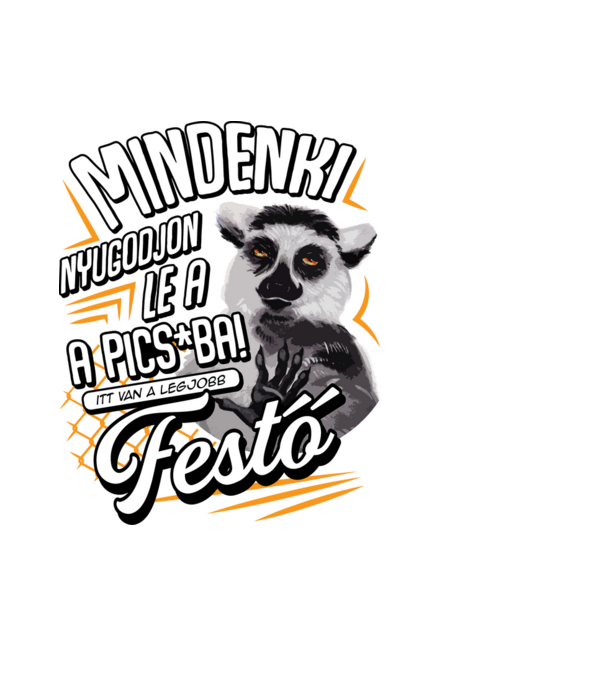 Itt van a legjobb Festő minta fekete pólón