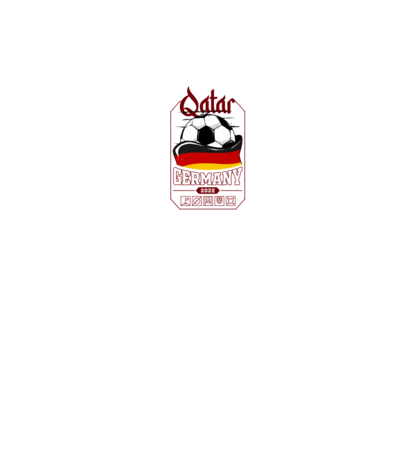 Quatar team germany minta fehér pólón