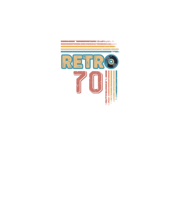 retro_70 minta fehér pólón