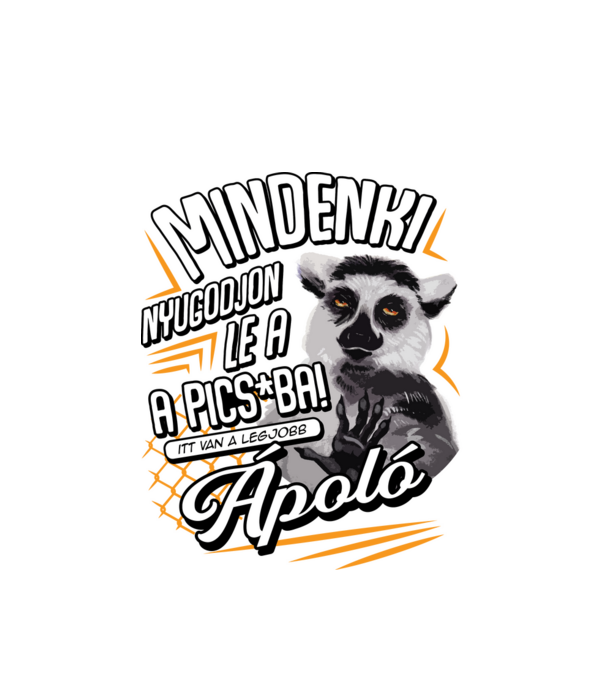 Itt van a legjobb Ápoló minta fehér pólón