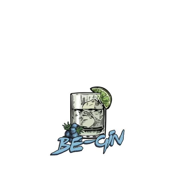 Let the fun be gin minta fekete pólón