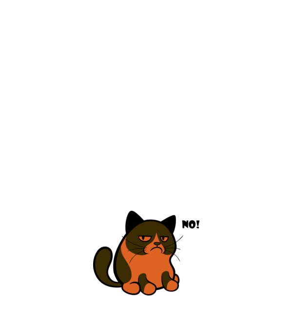 grumpy_cat_no minta zöld pólón