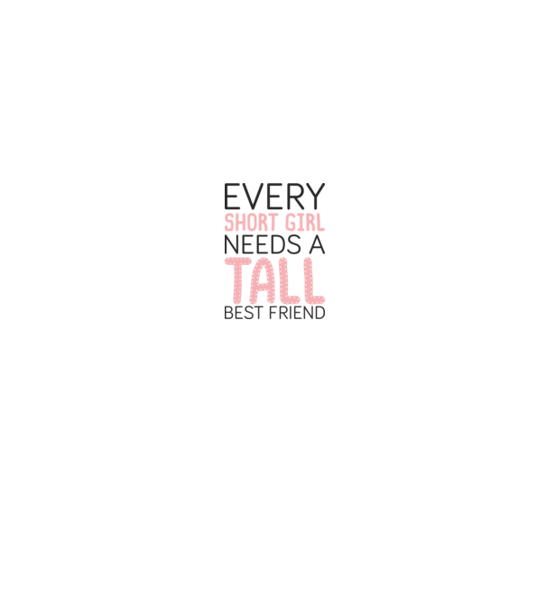 Tall Friend minta fehér/piros pólón