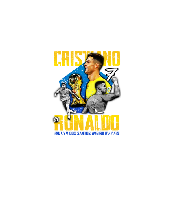 Ronaldo tribute minta fekete pólón