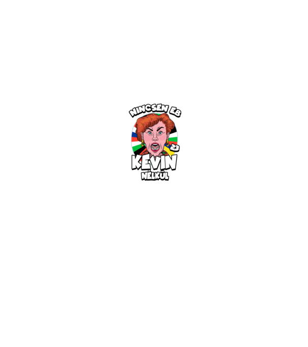 Nincsen EB Kevin Nélkül minta fekete pólón