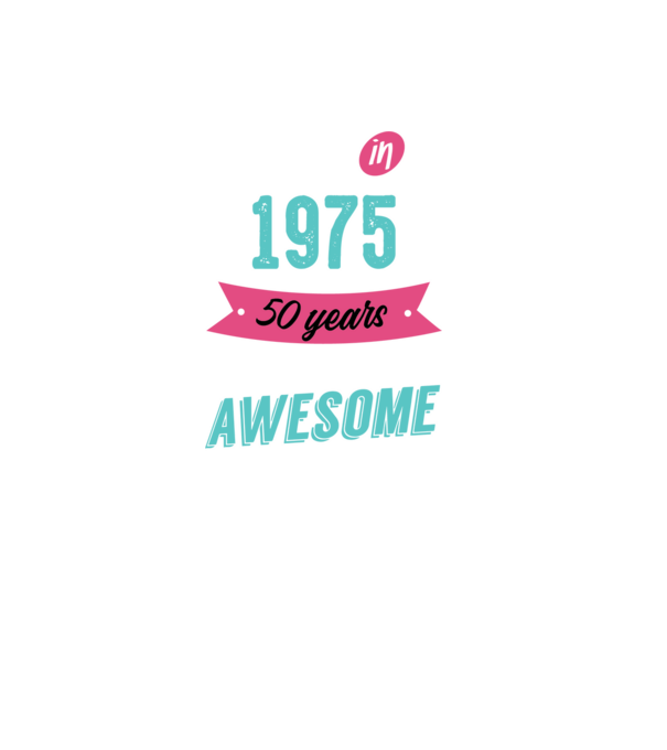 Made in 1975 minta fekete pólón