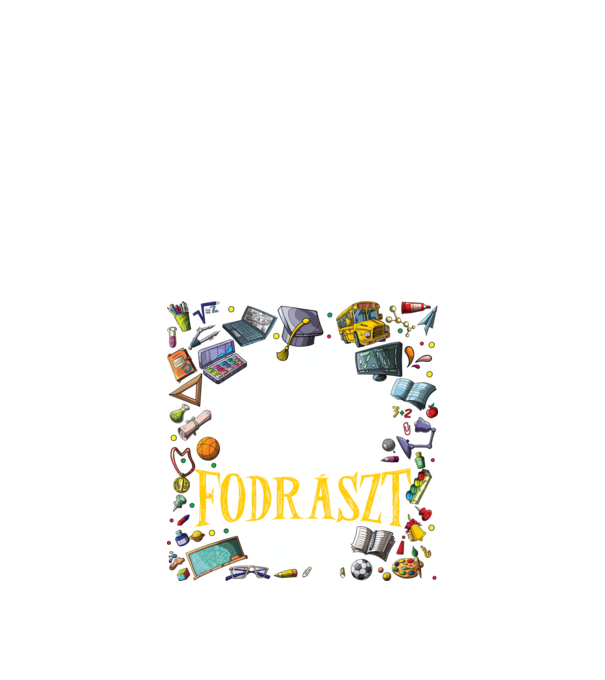 Jövőbeli fodrász minta fekete pólón