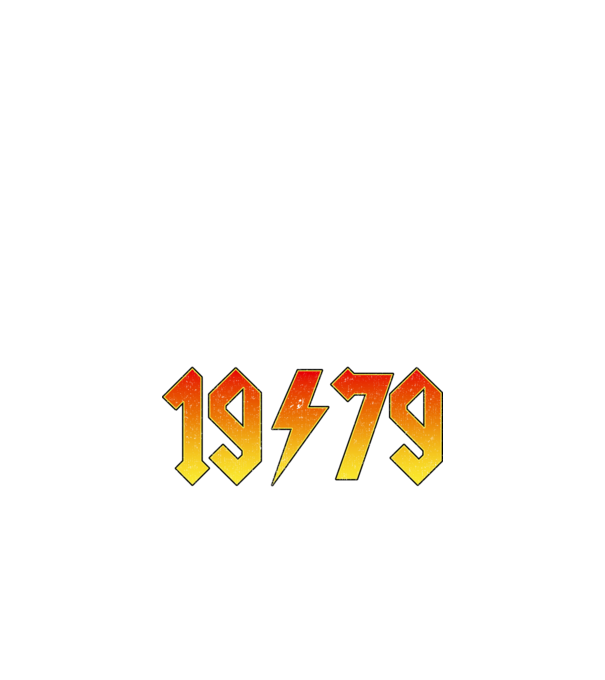 Rock születésnap 1979 Október minta királykék pólón