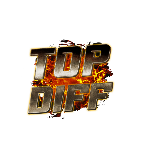 TOP DIFF metalic fire minta fehér pólón