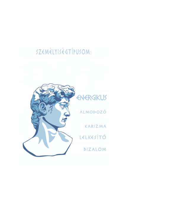 16 Személyiségtipus GREEK STYLE ENFP minta fehér pólón
