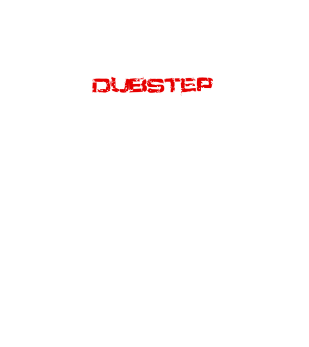 Dubstep minta fehér pólón