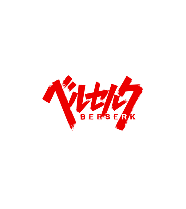 Berserk Feliratos logo minta fehér pólón