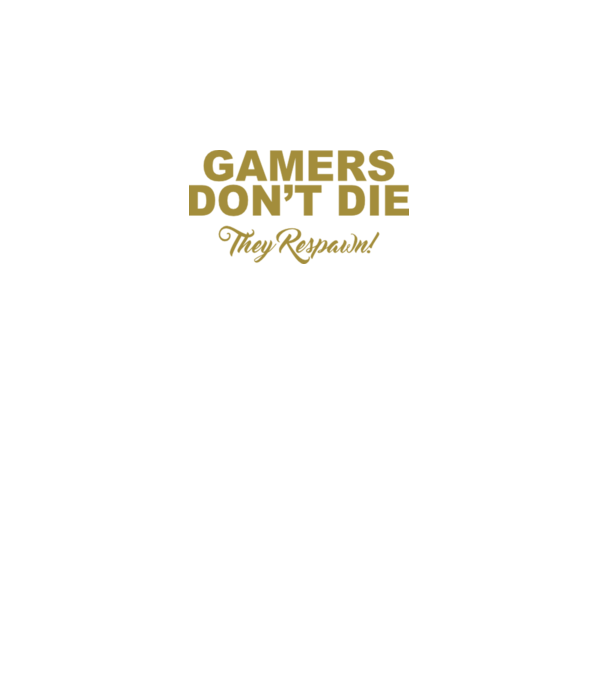Gamers don't lie minta fekete pólón