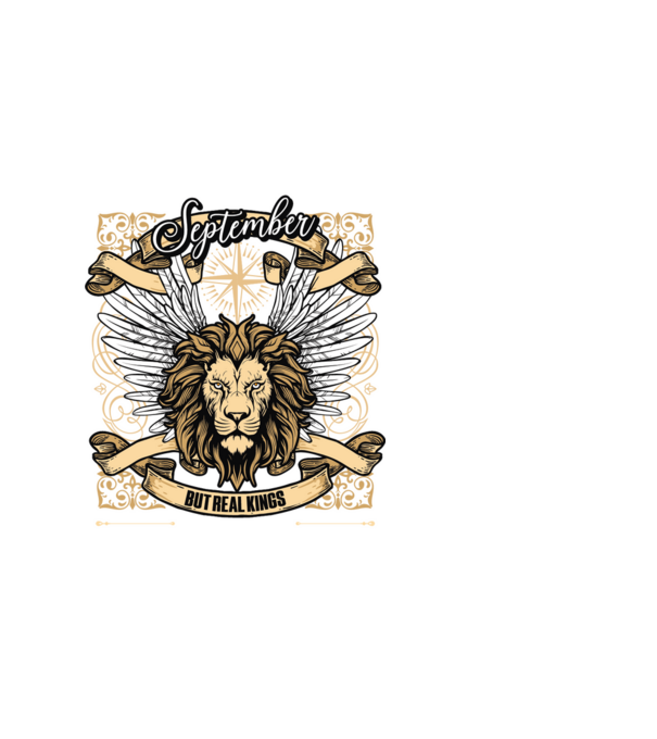 KINGS ARE BORN 1995 - SZEPTEMBER minta fehér pólón