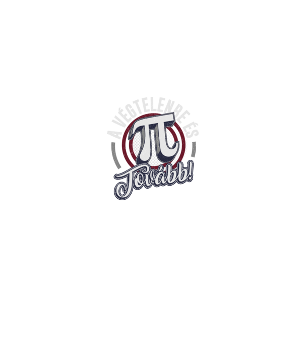 live veryday like its pi day minta fekete pólón