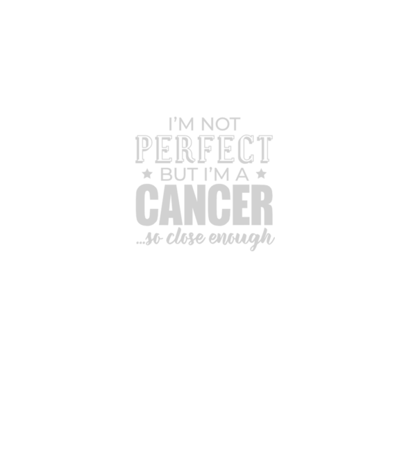 Not perfect, but CANCER minta fekete pólón
