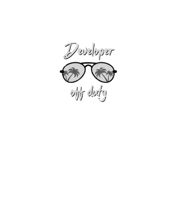 Developer off duty minta szürke pólón