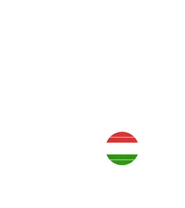 made in 1961 retro vintage hungary minta fehér pólón