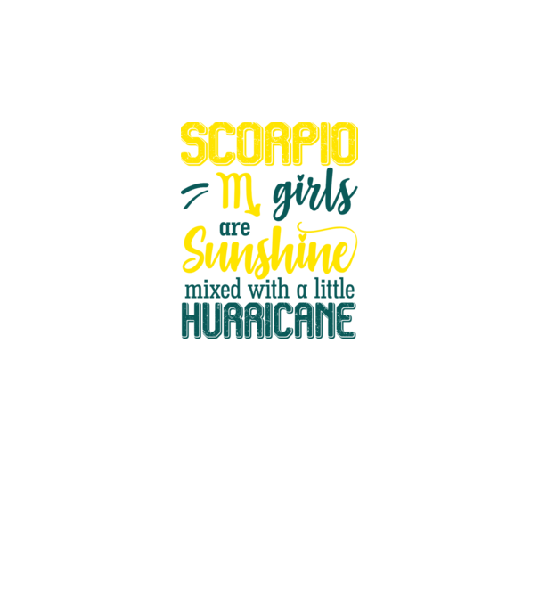 Sunshine with Hurricane SCORPIO minta fekete pólón