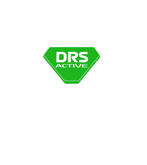 DRS ACTIVE minta fekete pólón