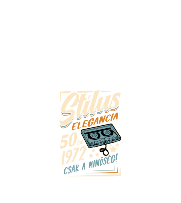 Stílus__1972 minta fekete pólón