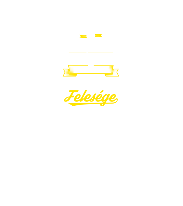 Trombitás felesége minta fekete pólón