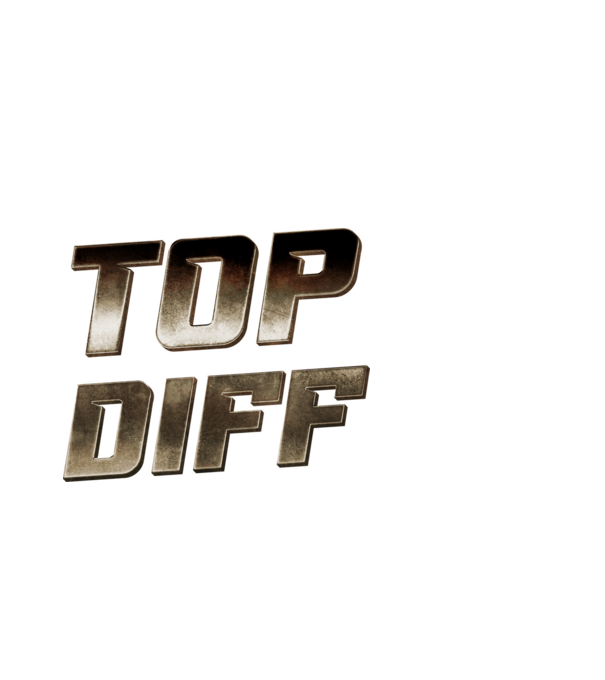 TOP DIFF metalic minta fekete pólón