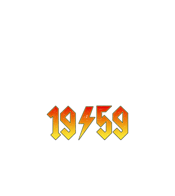 Rock születésnap 1959 Január minta fekete pólón