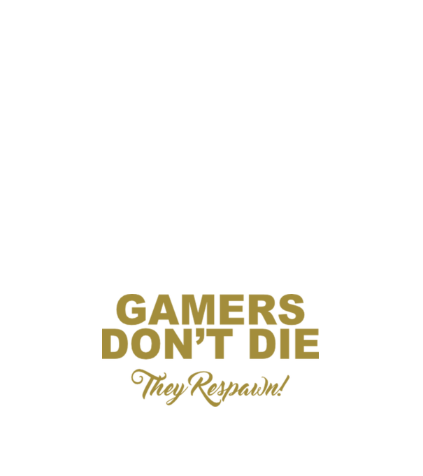 Gamers don't lie minta sötétkék pólón