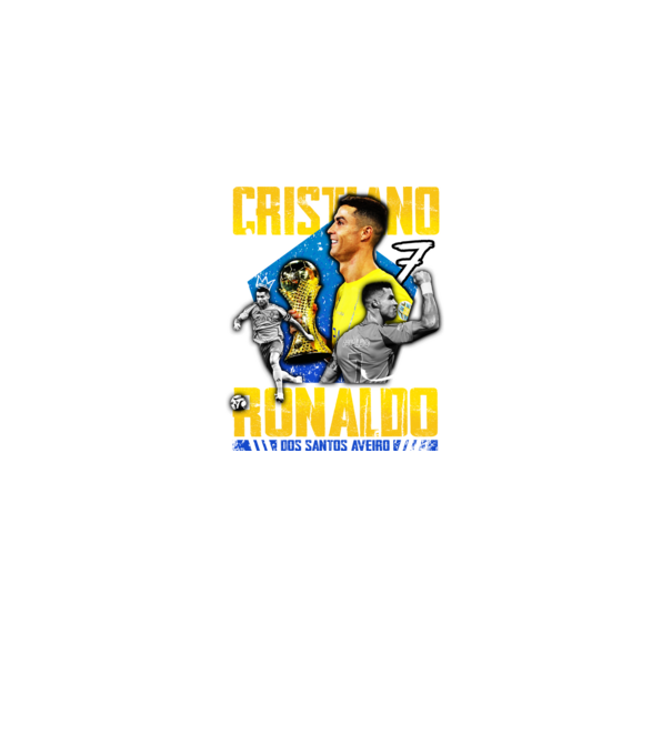 Ronaldo tribute minta fekete pólón