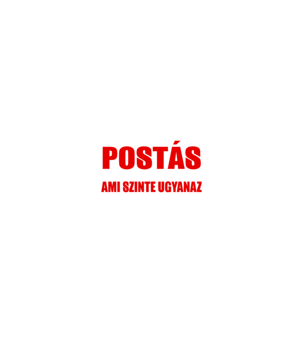 Nem Szuperhős - POSTÁS minta sötétzöld pólón