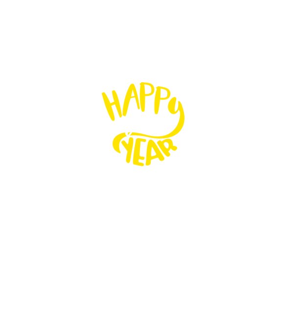 Happy new 2019 minta fekete pólón