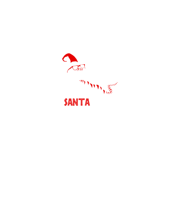 Santasaurus rex - dinoszaurusz póló minta farmerkék pólón