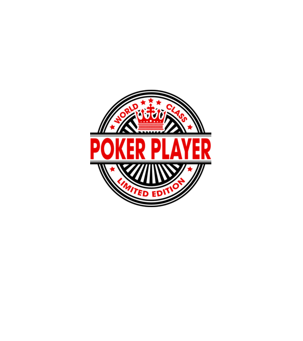 World class PÓKERES minta fehér pólón