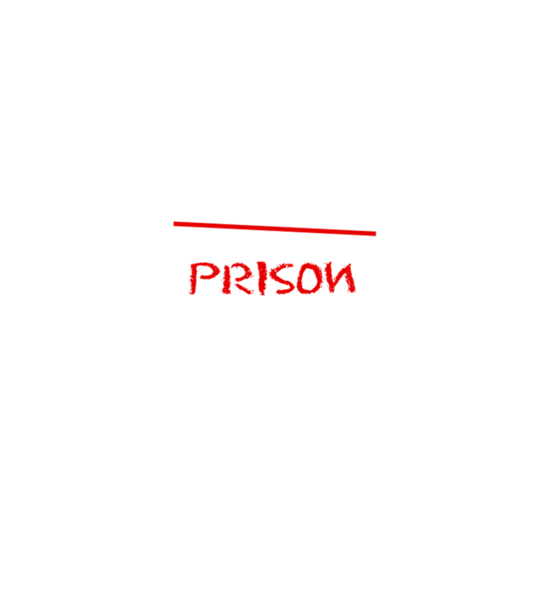 Back to prison - iskola minta fekete pólón