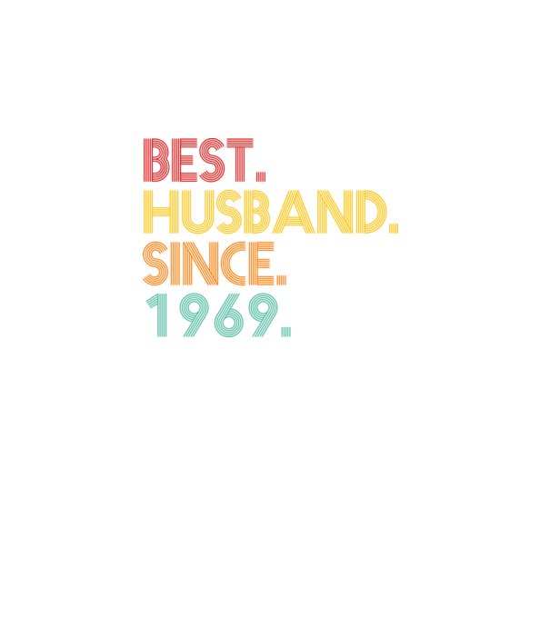 best husband since 1969 retro minta türkiz pólón