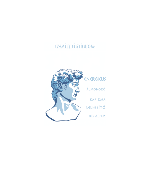 16 Személyiségtipus GREEK STYLE  ENFJ A MENTOR minta fehér pólón
