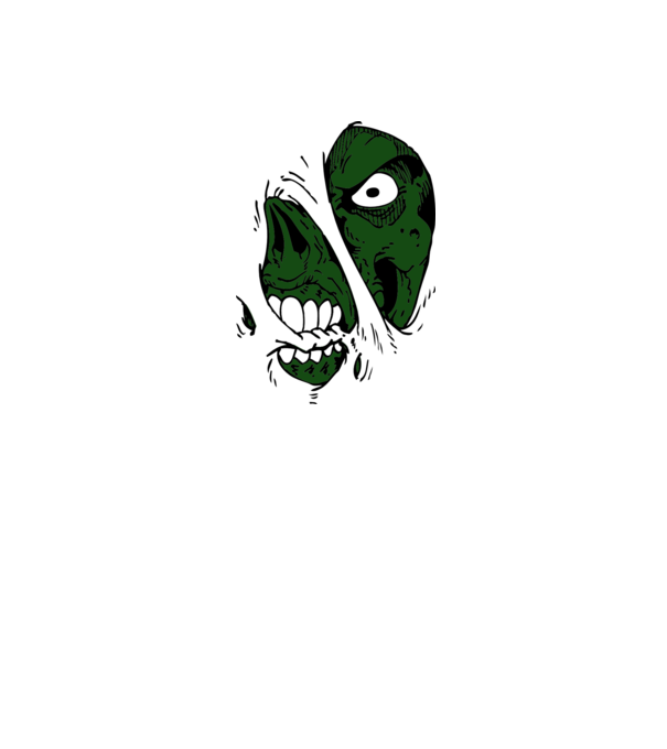Zombiee minta szürke/fekete pólón