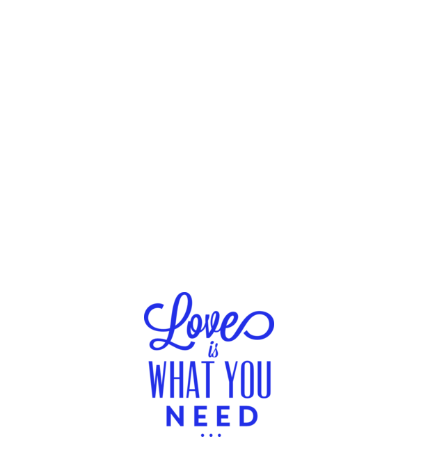 love what u need minta világoskék pólón