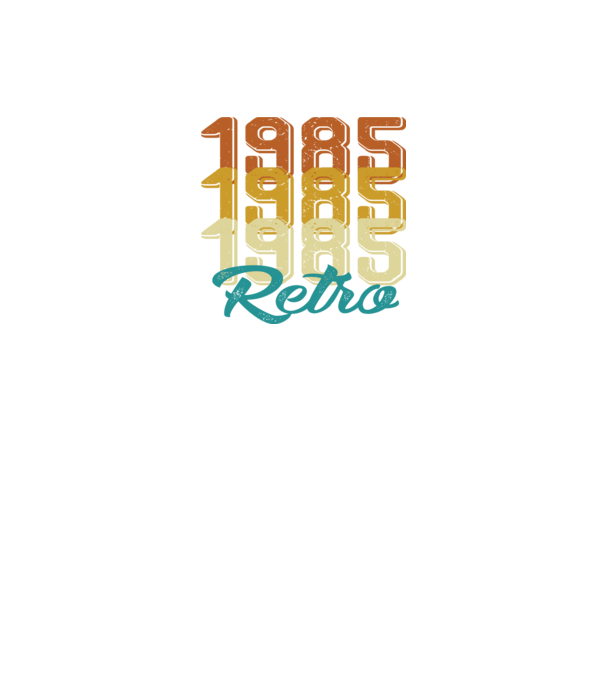 RETRO - 1985 minta fekete pólón