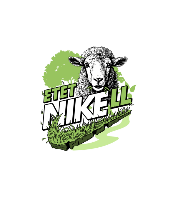 EtetNikell birka fehérre minta fehér pólón