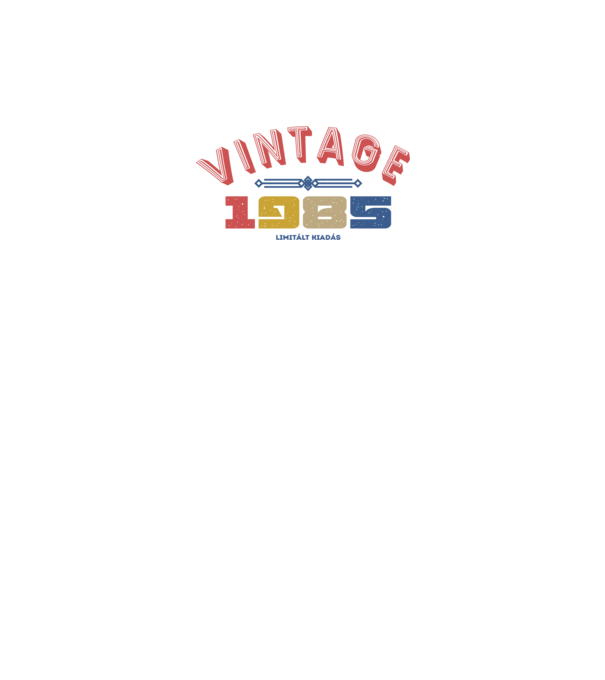 VINTAGE limited 1985 minta fehér pólón