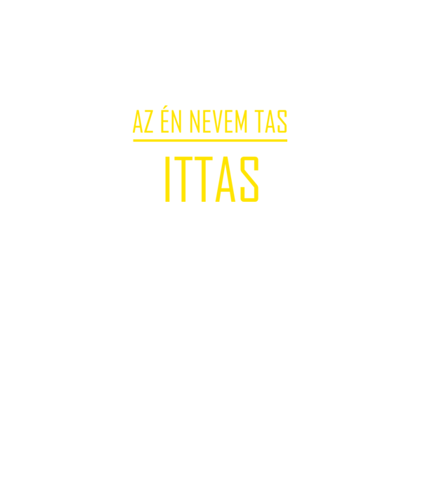 TAS minta fekete pólón