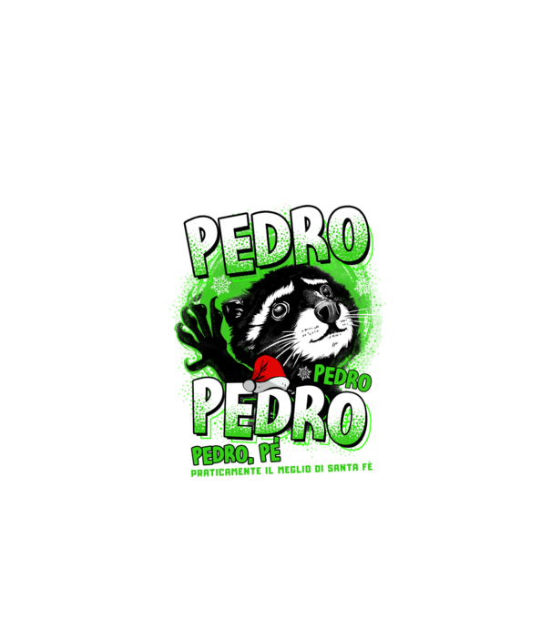 Pedro Pedro xmas minta fekete pólón