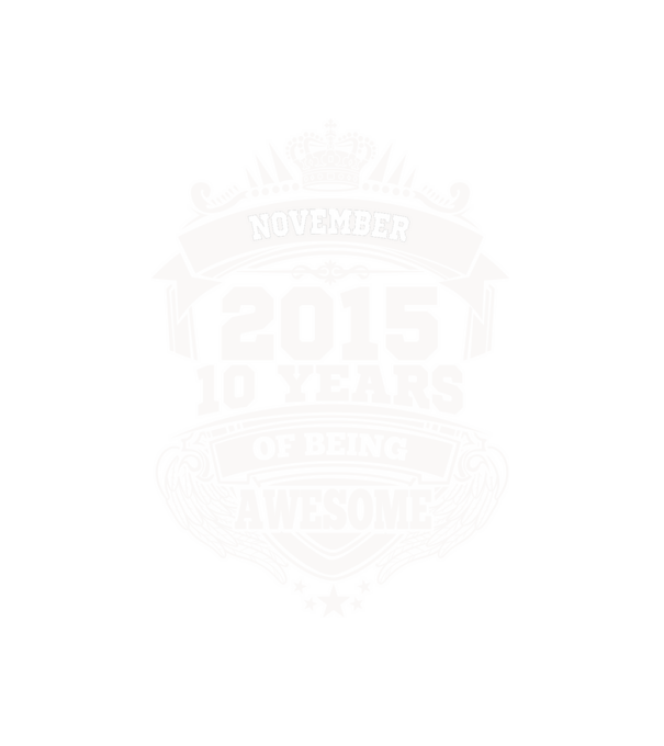 Awesome being of 2015 NOVEMBER minta fehér pólón